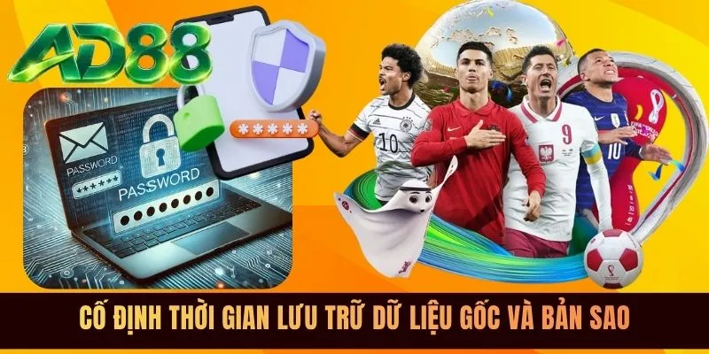 Cố định thời gian lưu trữ dữ liệu gốc và bản sao