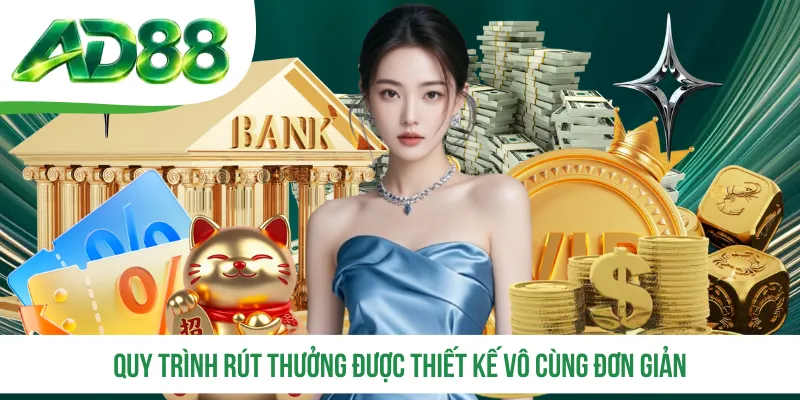 Quy trình rút thưởng được thiết kế vô cùng đơn giản Quy trình rút thưởng được thiết kế vô cùng đơn giản