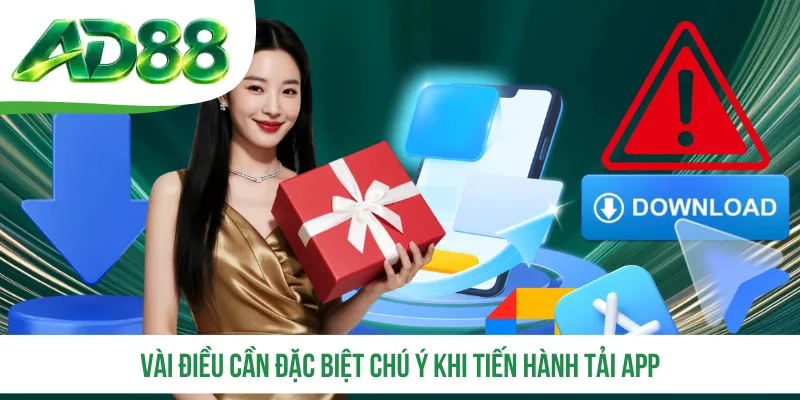 Vài điều cần đặc biệt chú ý khi tiến hành tải app